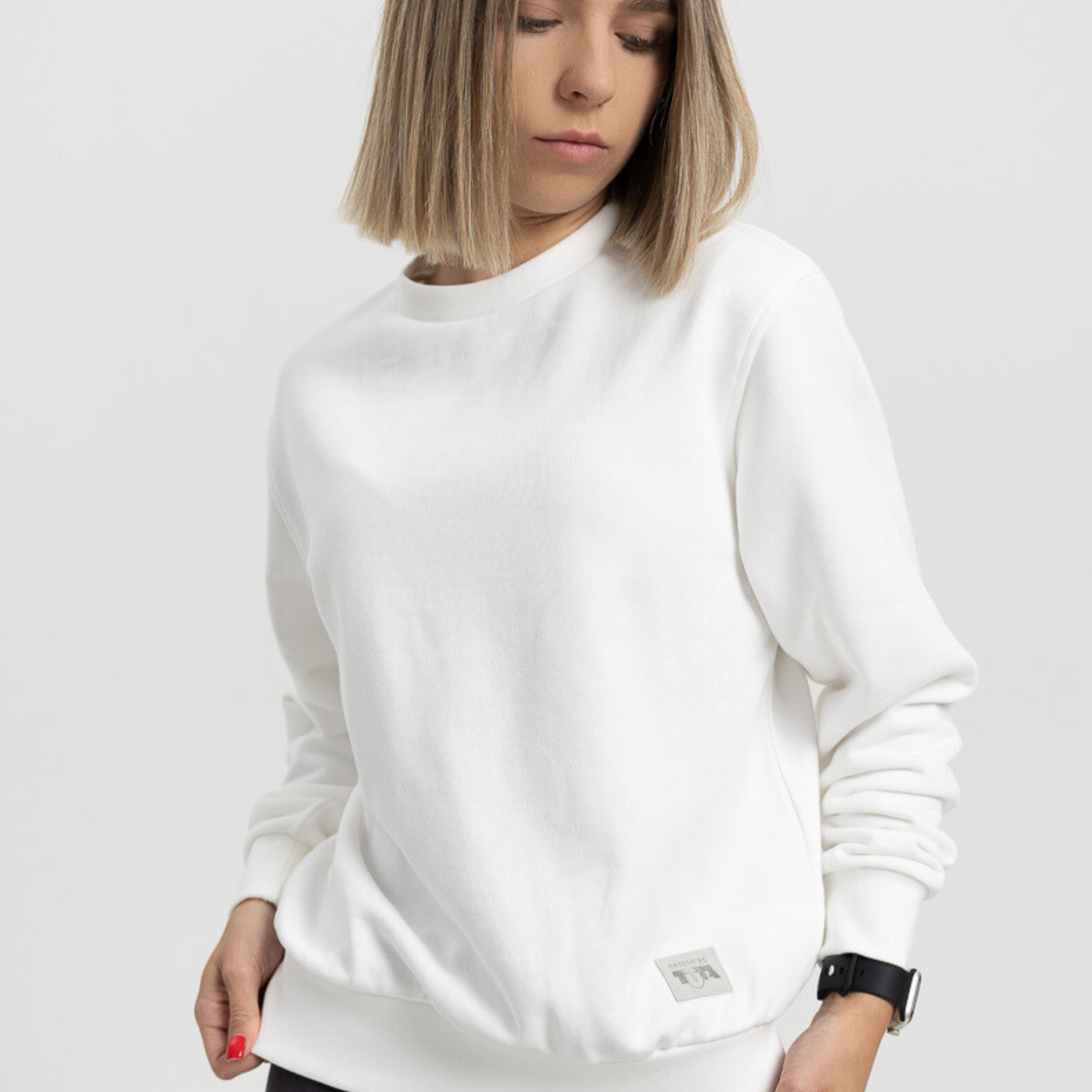 Moteriškas organinės medvilnės džemperis