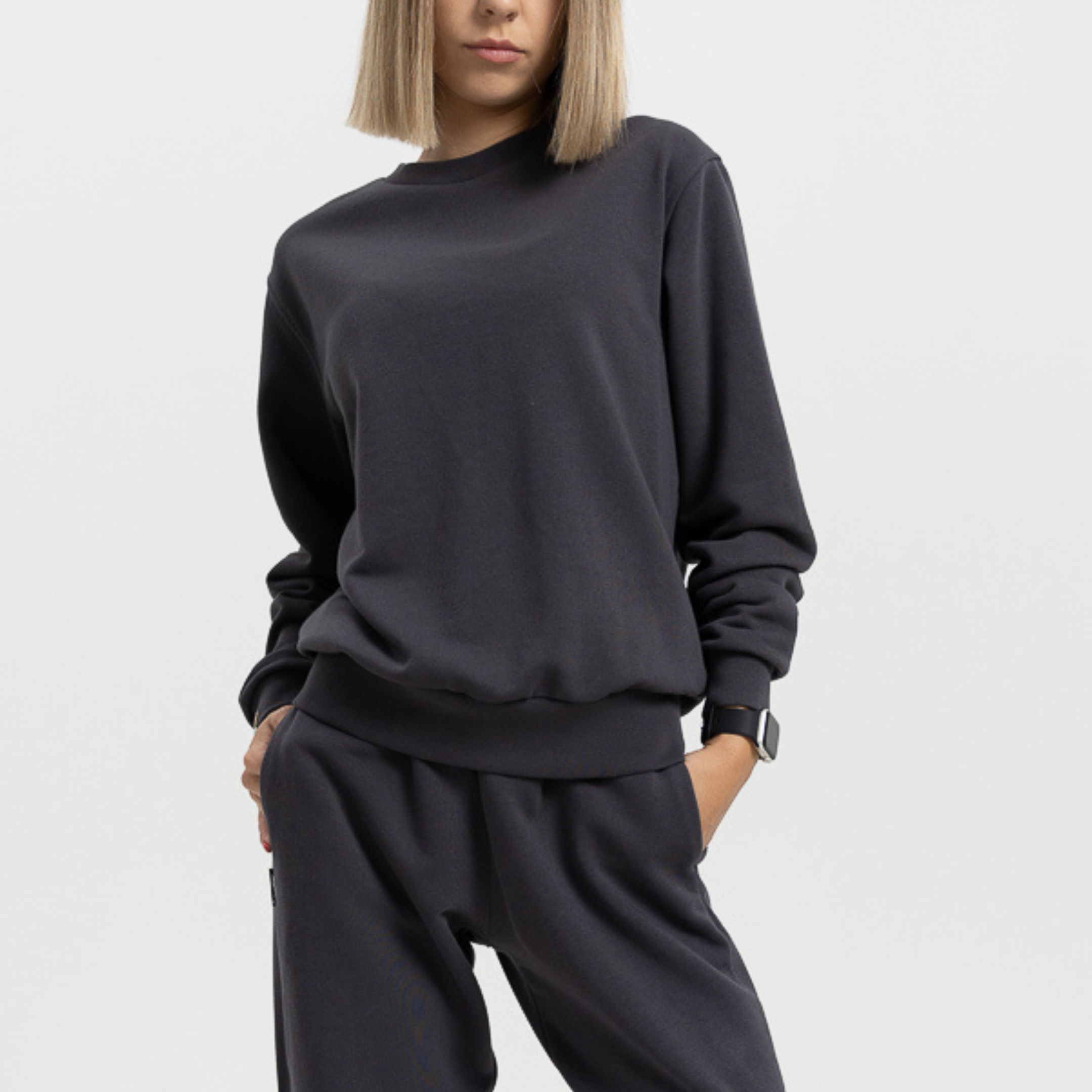 Moteriškas organinės medvilnės džemperis