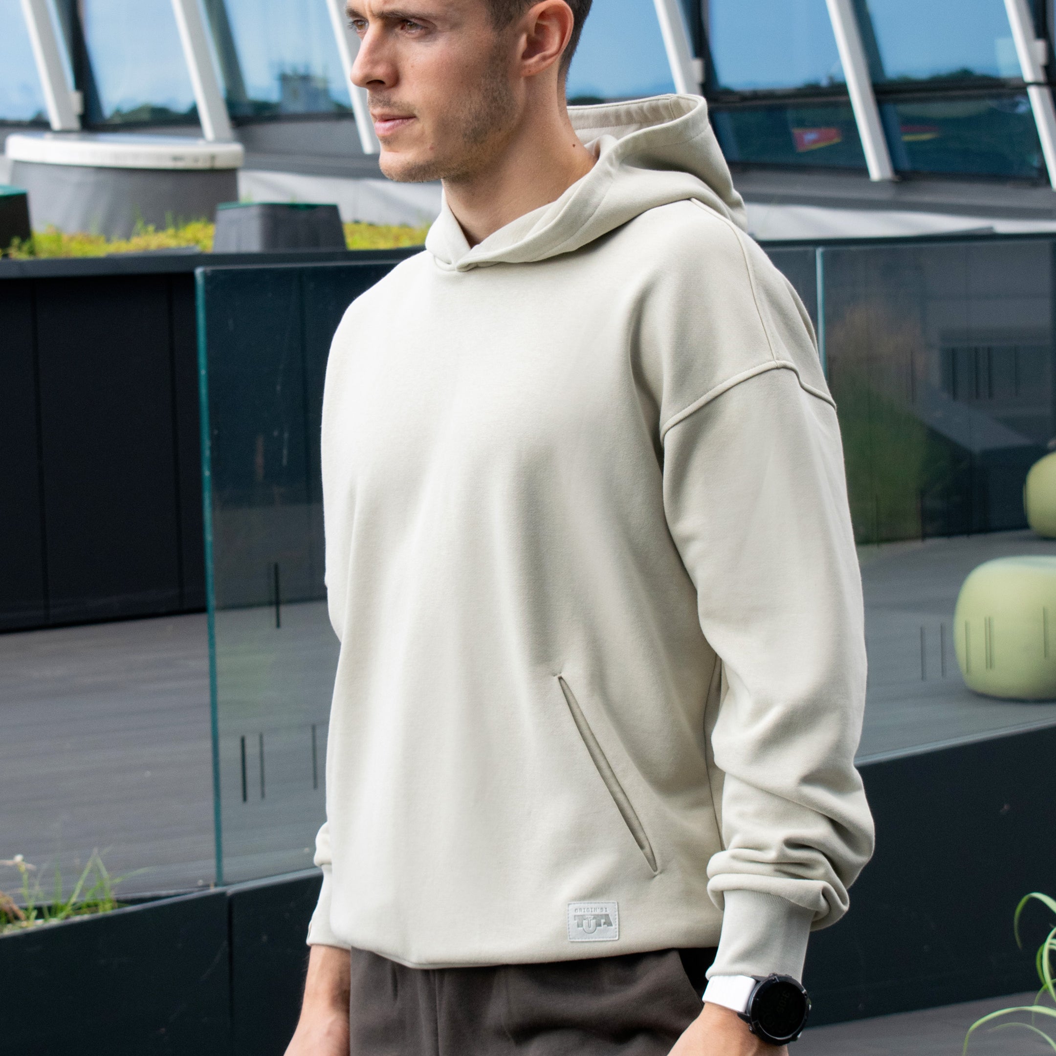 Organic cotton hoodie unisex