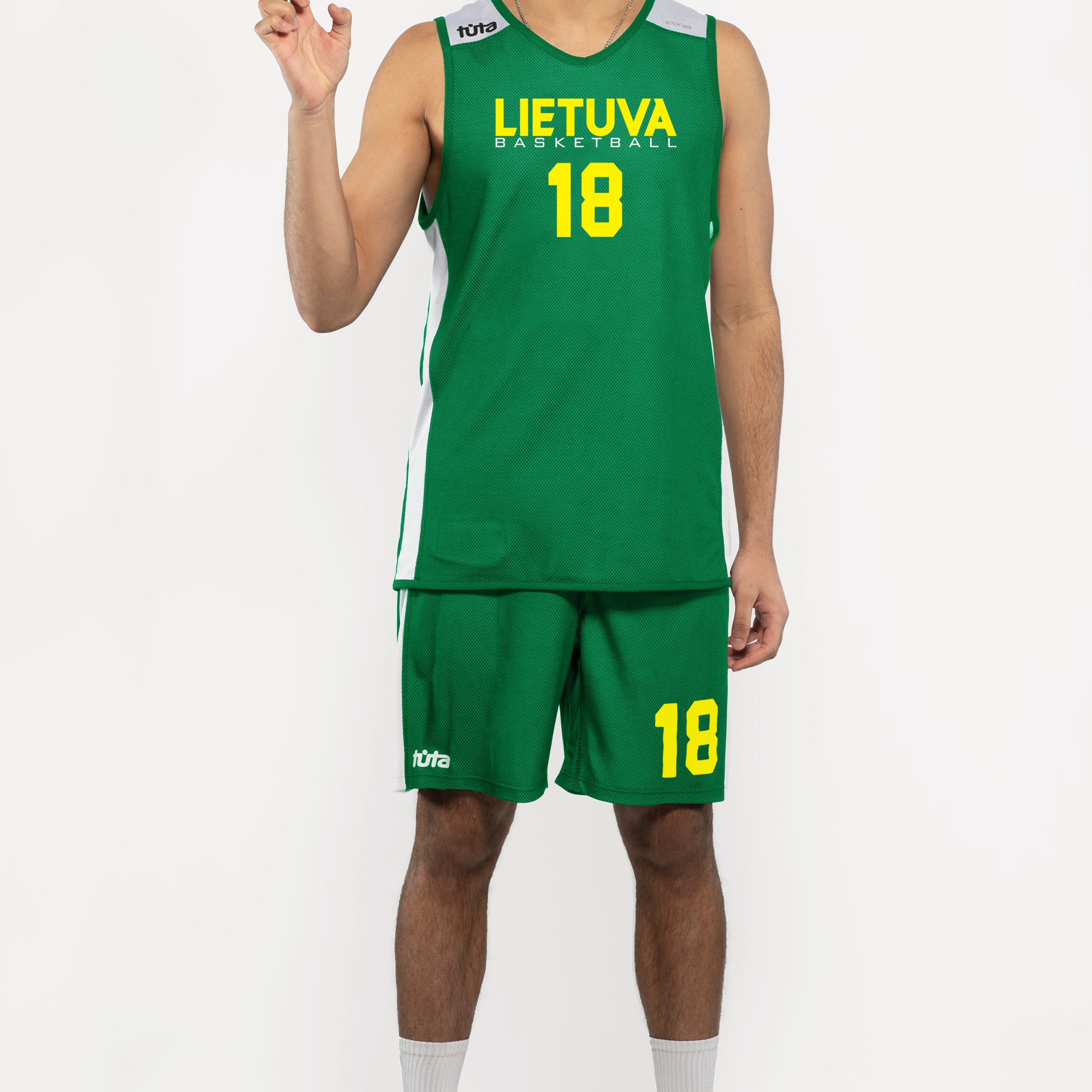 Named double-sided basketball clothing LITHUANIA