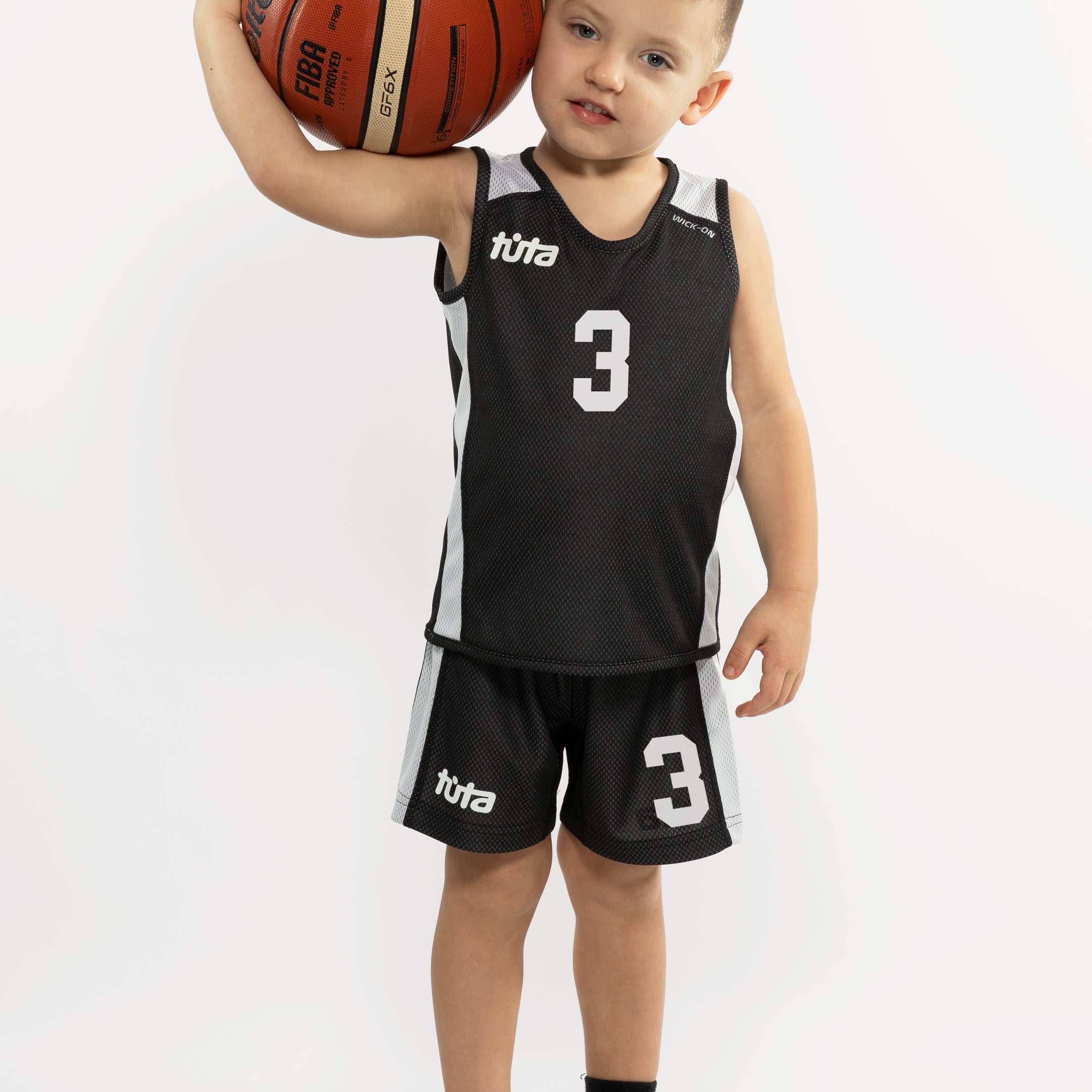 Vardinė dvipusė krepšinio apranga vaikams
