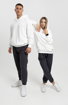 Organinės medvilnės džemperis su gobtuvu unisex