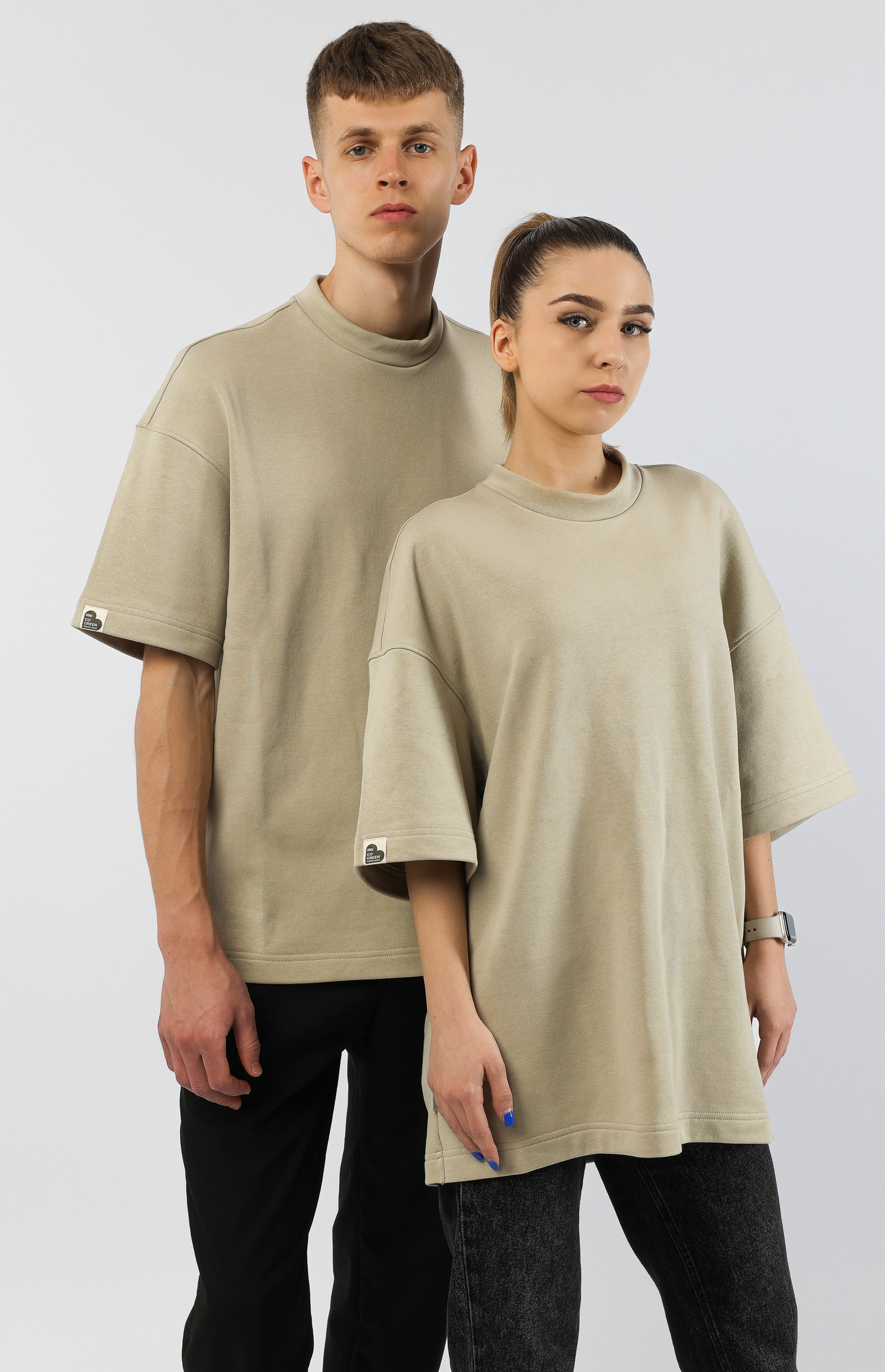 Džemperis trumpomis rankovėmis unisex