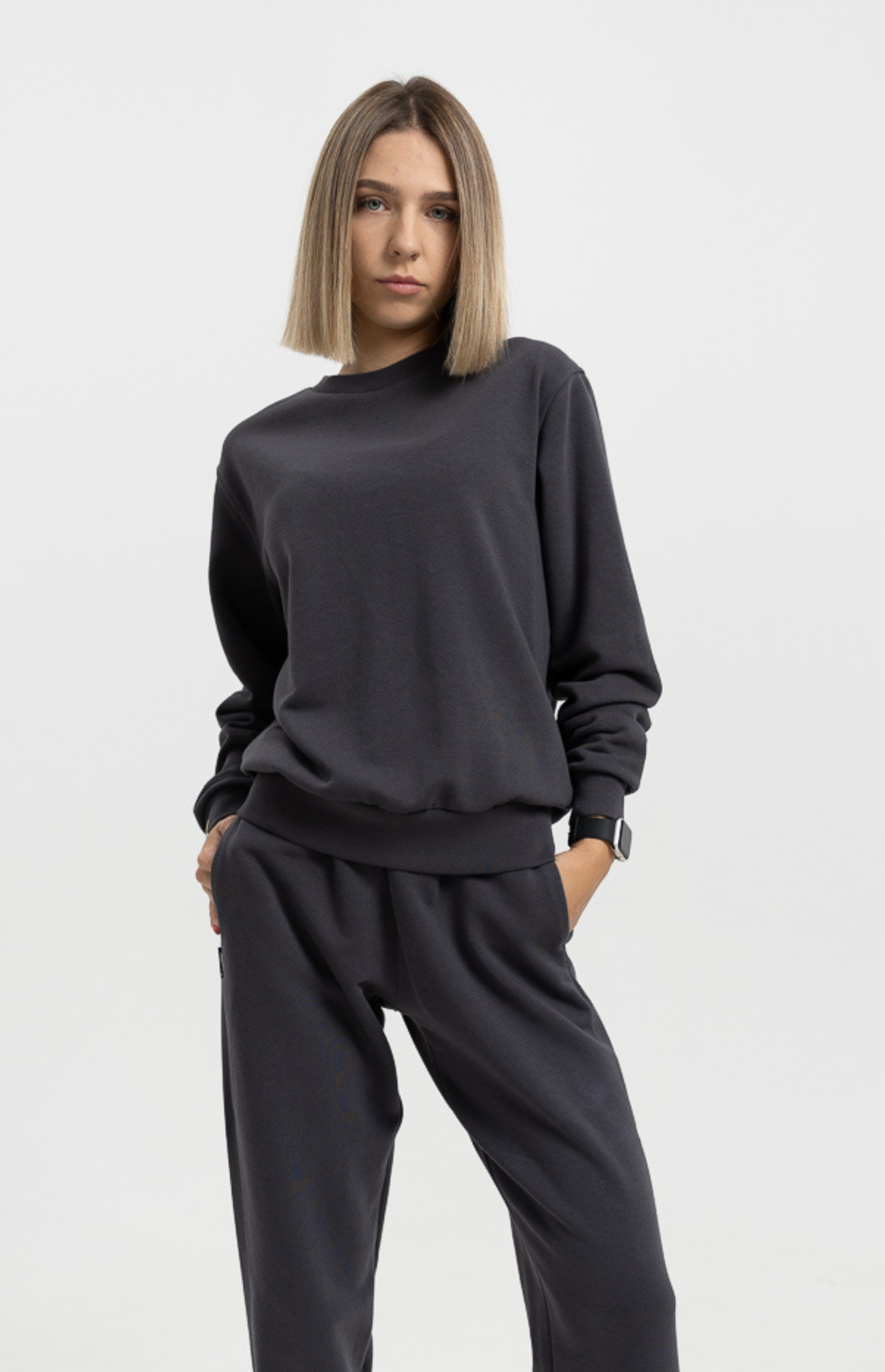 Moteriškas organinės medvilnės džemperis