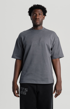 Organic cotton unisex shirt with dropped shoulders