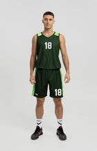 Named double sided basketball outfit