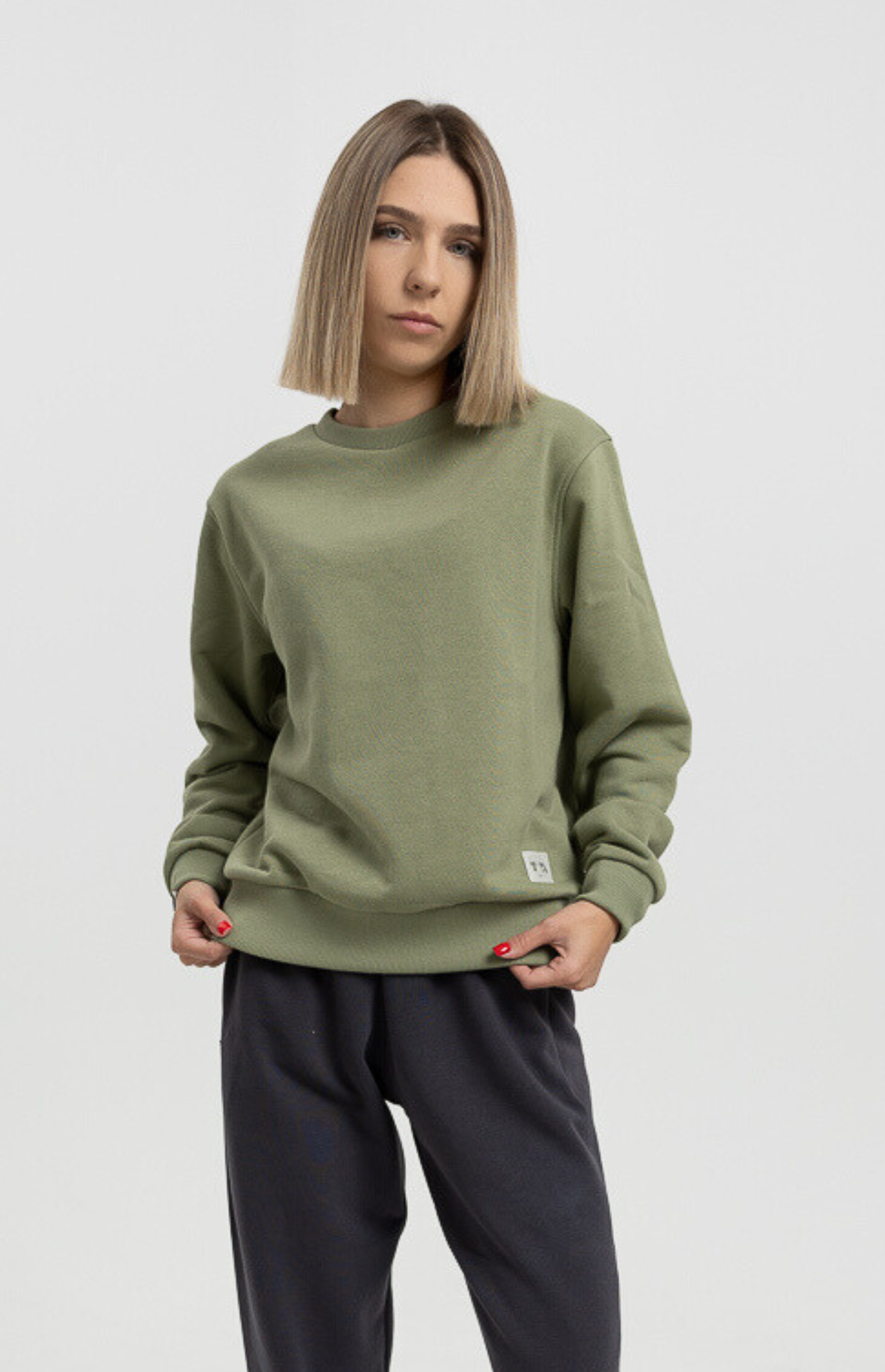 Moteriškas organinės medvilnės džemperis