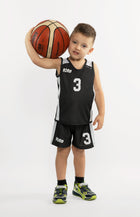 Named double-sided basketball clothing for children